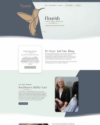 A beautiful #functionalmedicine website with calm colors and serene imagery. We loved helping get this site launched! Cheers to you, Katrina, Carlos, & Shannon!

#webdesign #websitedesign